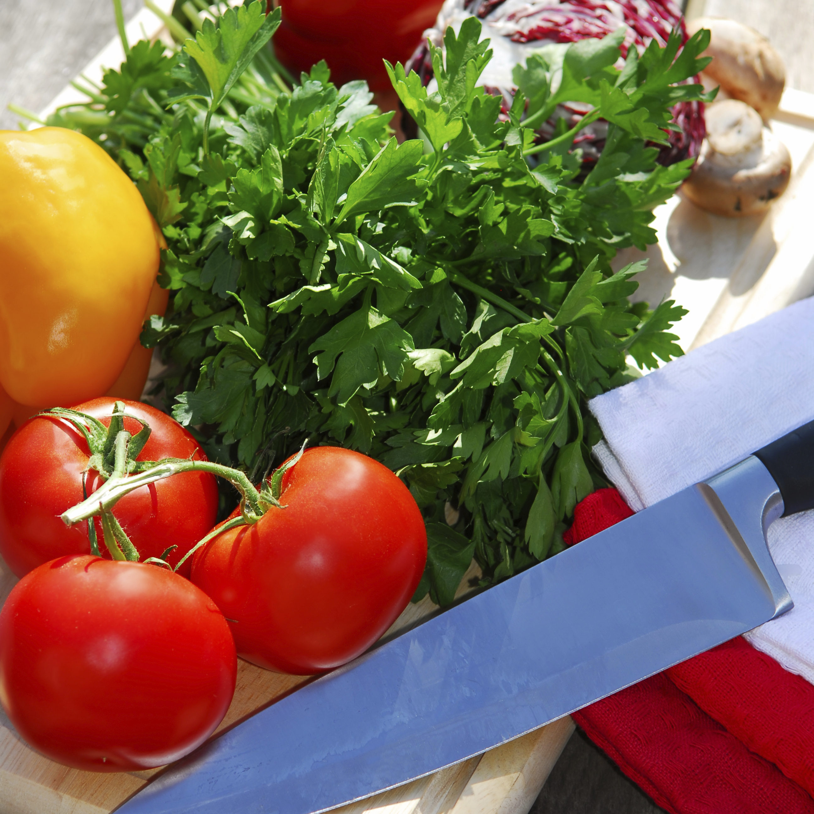 Assorted fresh vegetables